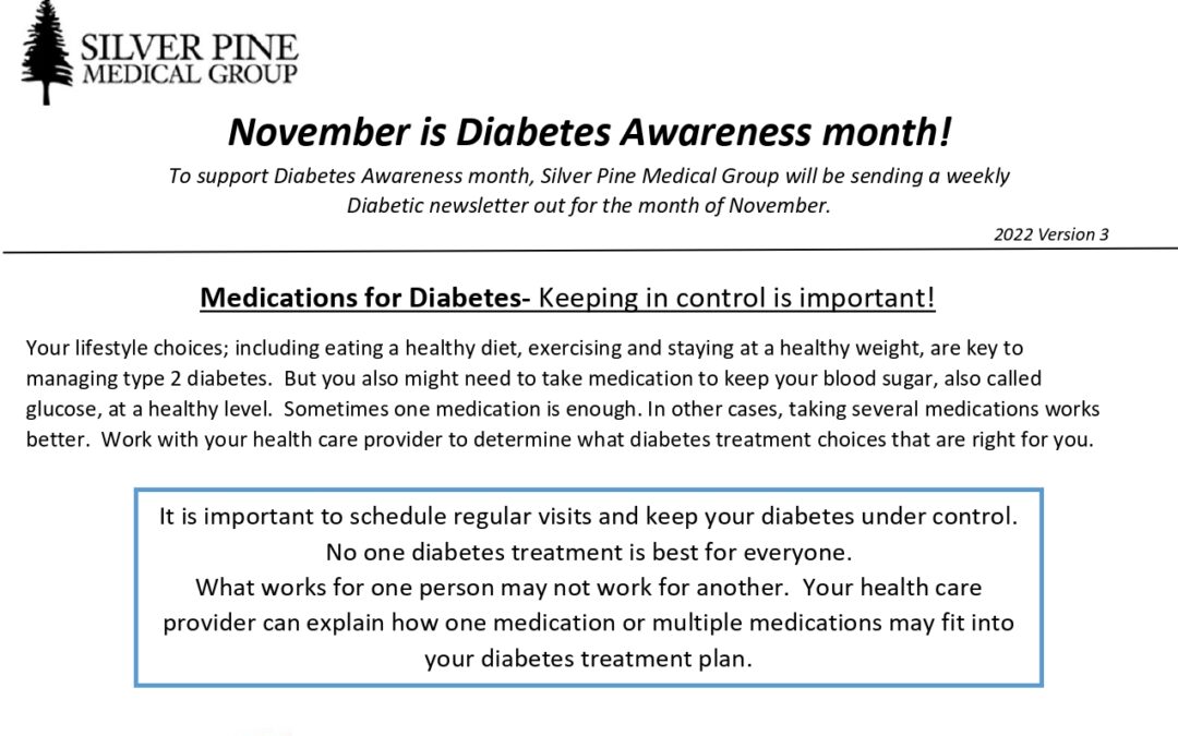 Diabetes Month Newsletter (week 3)